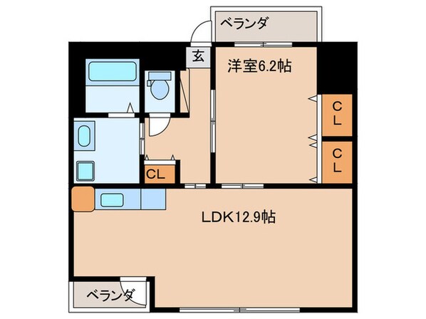 プログレス泉の物件間取画像